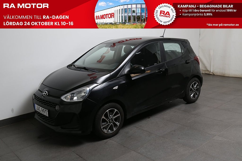 Hyundai i10 1,0 blue 67hk Trend CarPlay P-sensorer 2019
