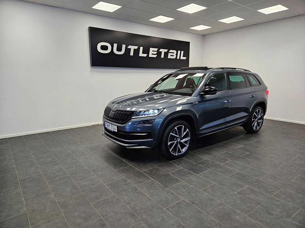 Skoda Kodiaq Sportline 7 sits 2.0 TSI 4x4 Business Panorama Värmare