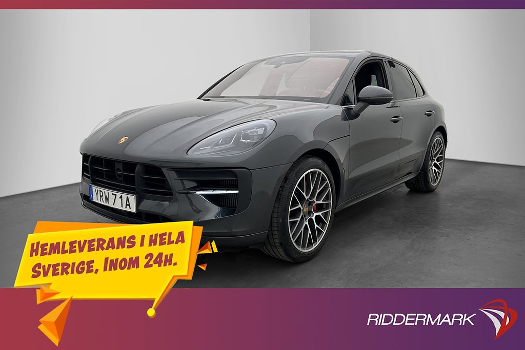 Porsche Macan GTS 380hk Chrono Pano BOSE 18-Vägs Nyservad