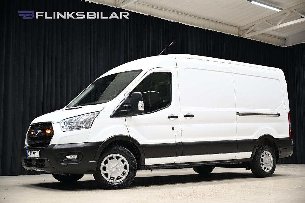 Ford Transit 350 130HK L3H2 Automat|Dubbeldörr|NyKamrem|Leasbar
