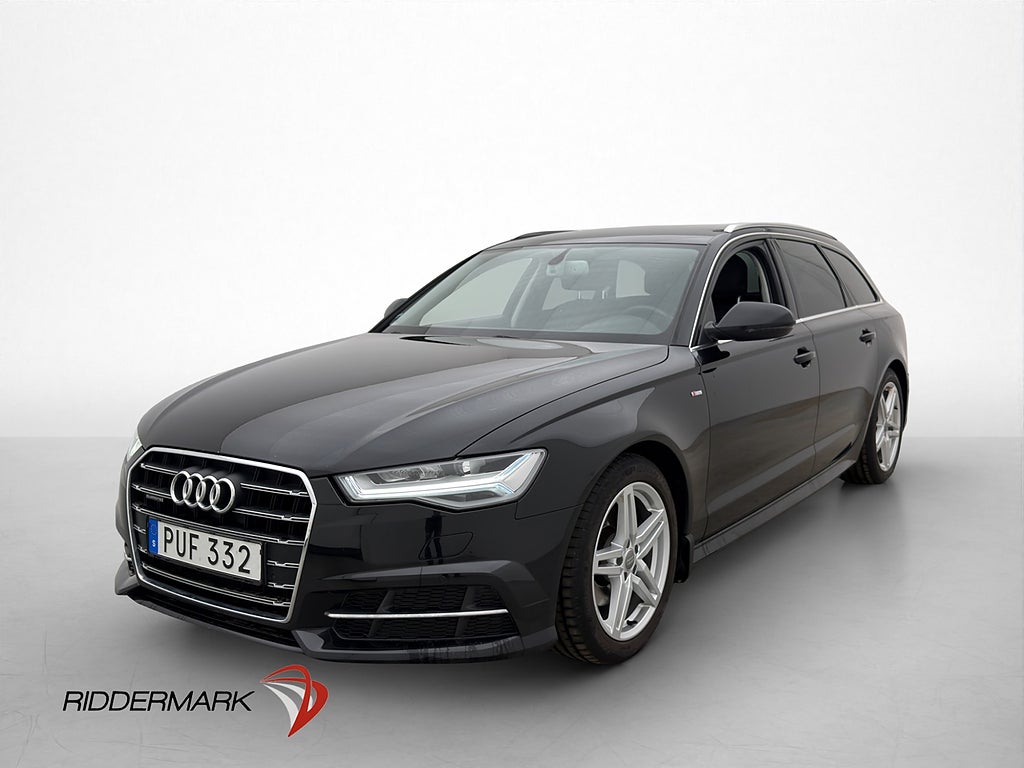 Audi A6 TDI Quattro 190hk S-Line D-Värmare Dragkrok Sensorer