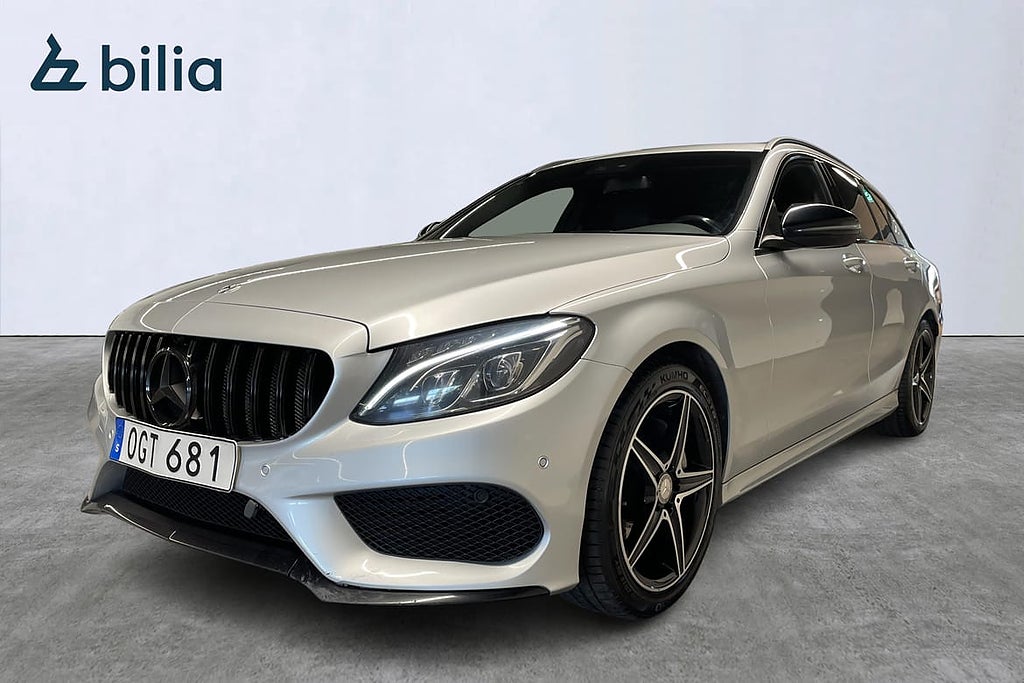 Mercedes-Benz C220 AMG Line/Dragkrok/Backkamera/MoK/V-Hjul