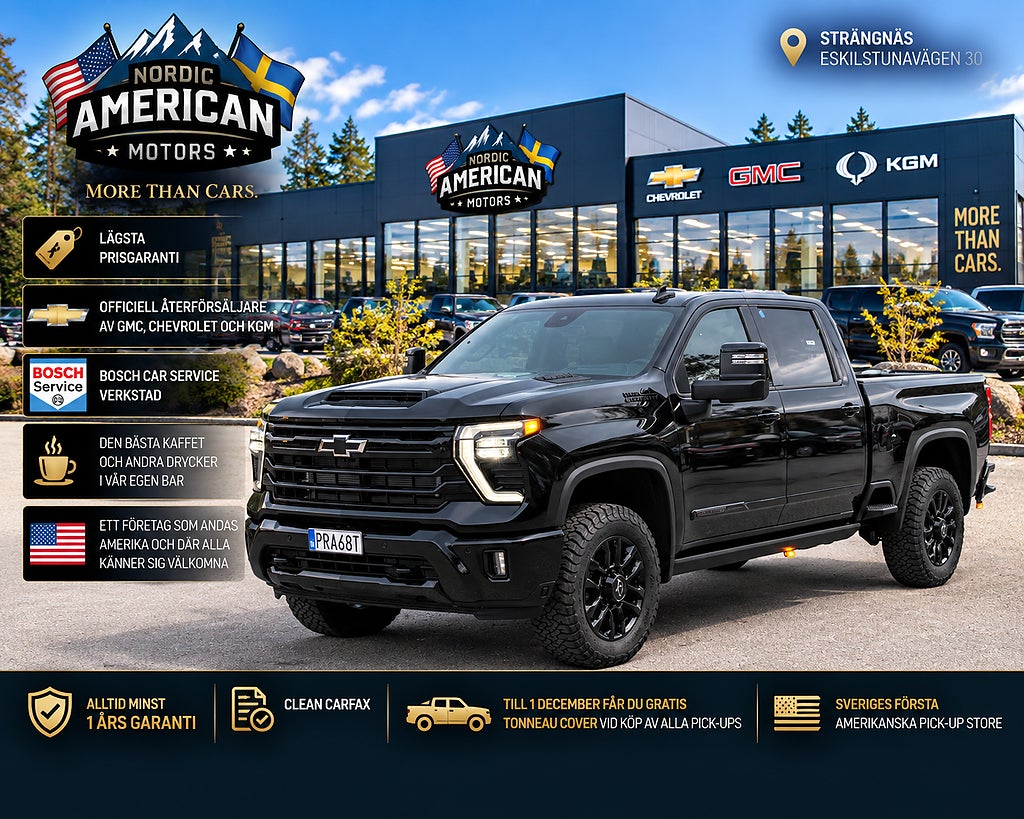 Chevrolet Silverado 2500 2500 HD 6.6 V8 Duramax -I LAGER -Låg skatt-Fullutrustad