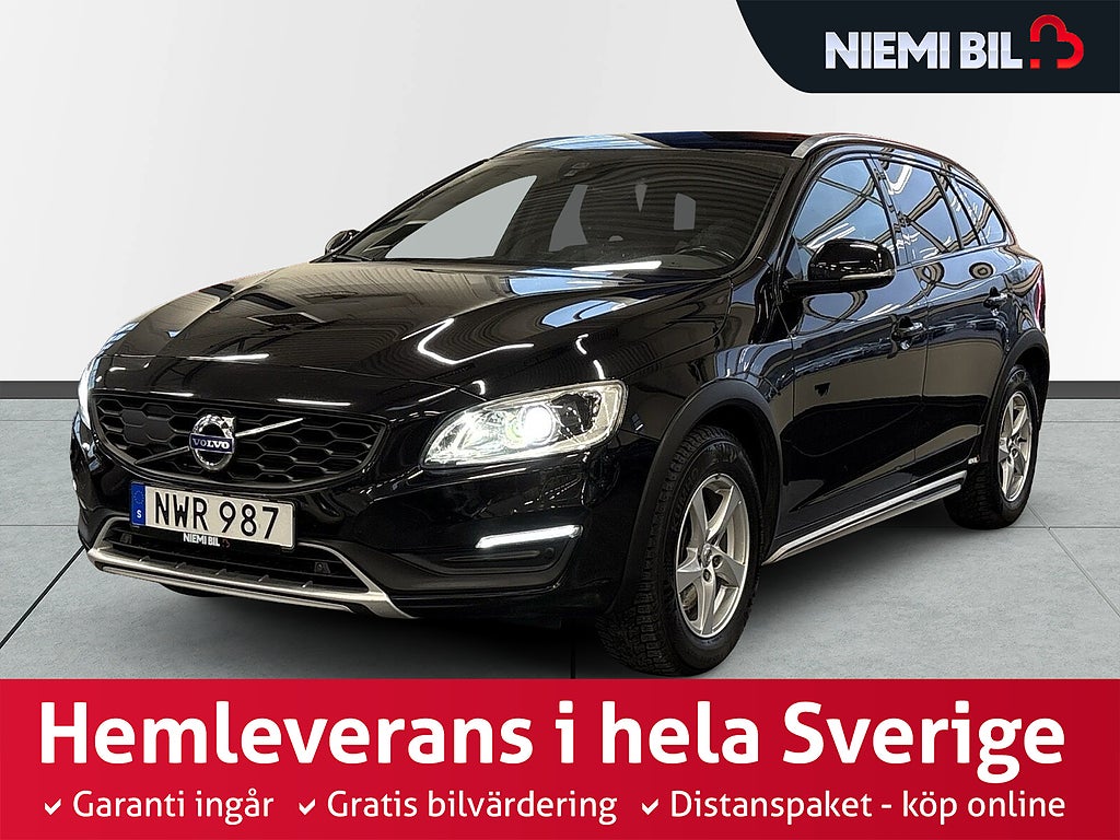 Volvo V60 Cross Country D4 AWD Summum S&V-hjul/Elstol/Skinn/Kamera/Nav/Dvärm/Drag