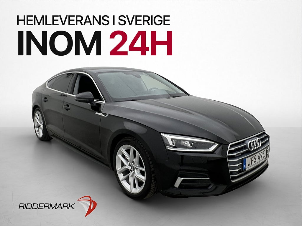 Audi A5 Sportback 45 TFSI Quattro 245hk Proline P-Sensorer