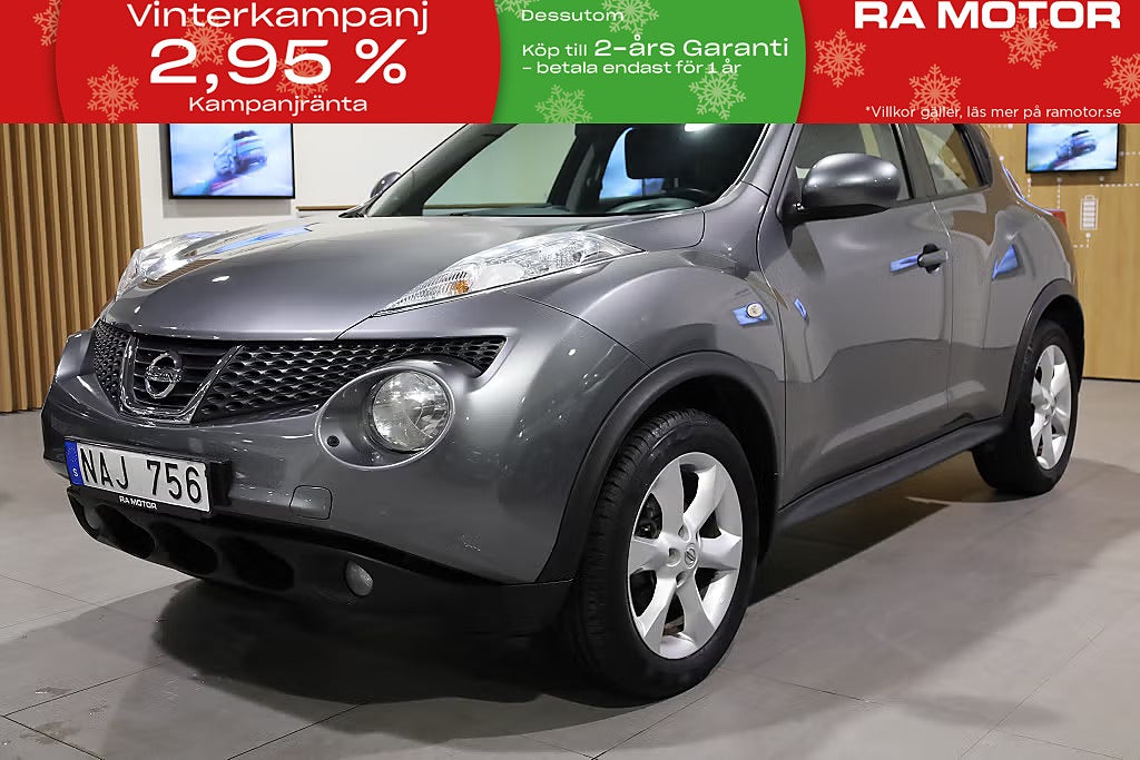 Nissan Juke 1.6 XTRONIC 117HK Aut Blåtand 6300Mil Nyservad 2013