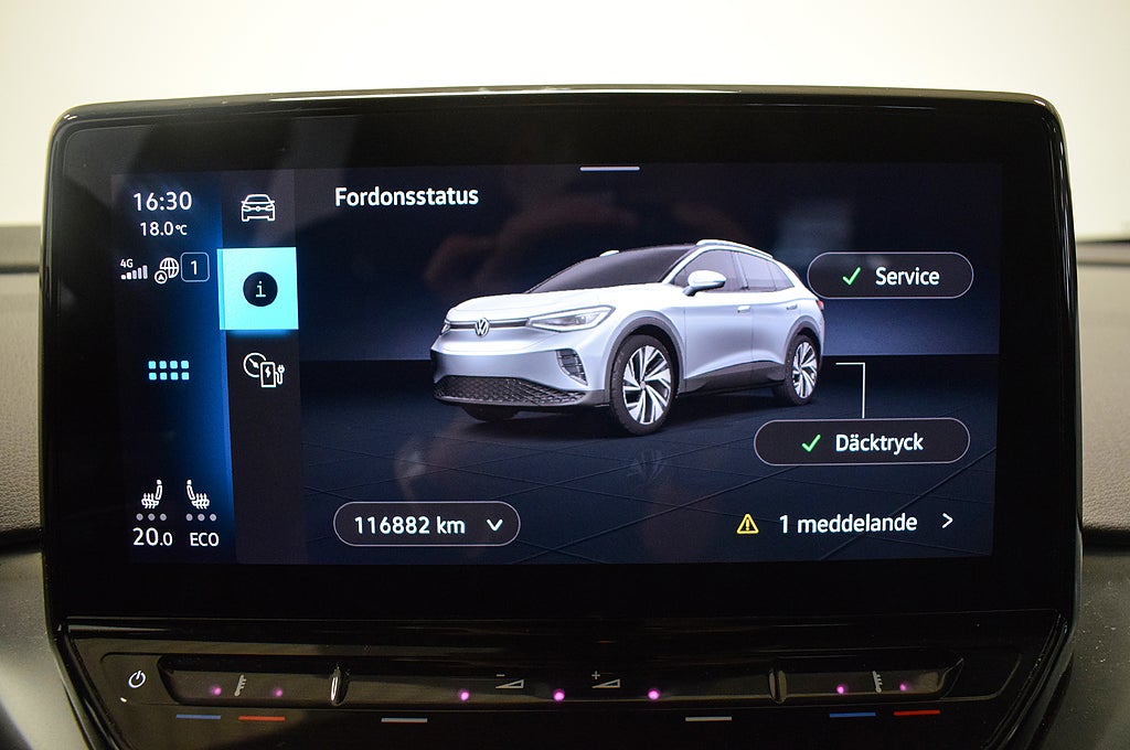 VOLKSWAGEN ID.4 PURE PERFORMANCE ATTELAGE GPS CARPLAY VENDU EN SUÈDE | 4X2 | BVA