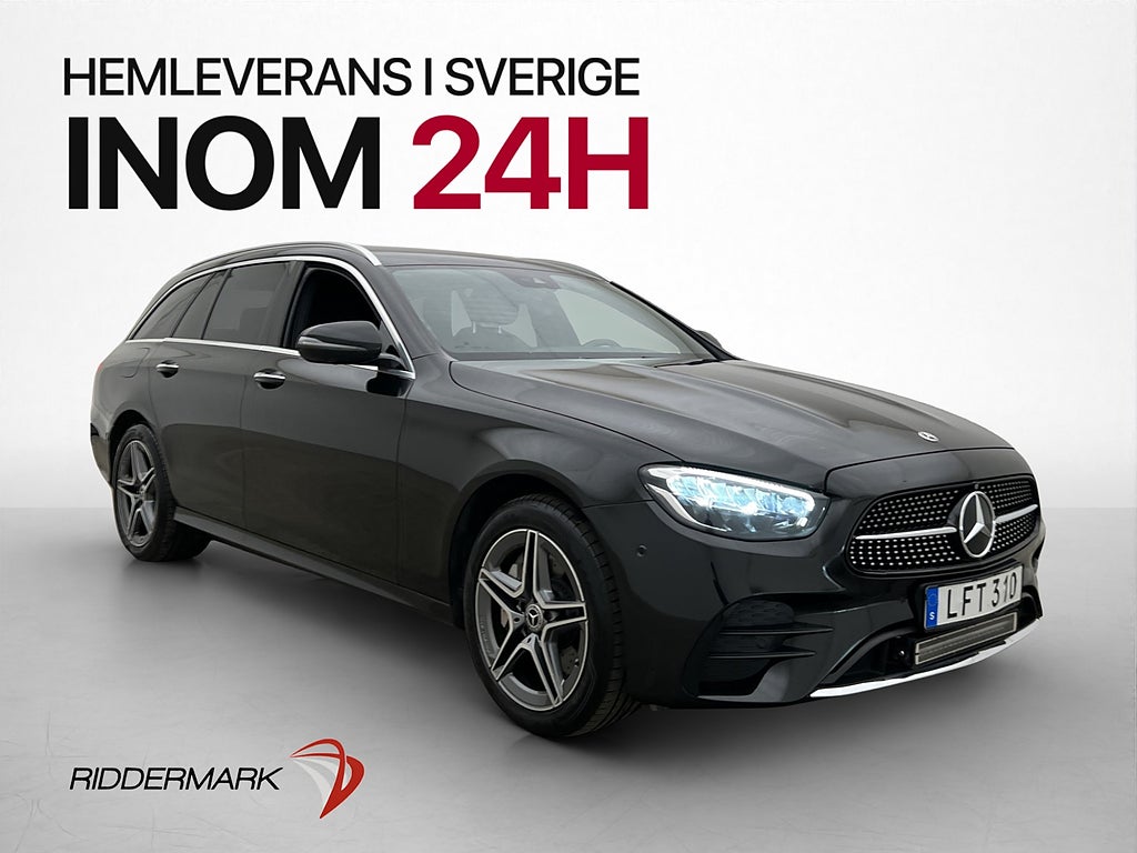Mercedes-Benz E 300 T de 4Matic AMG Burmester Värm 360° Drag