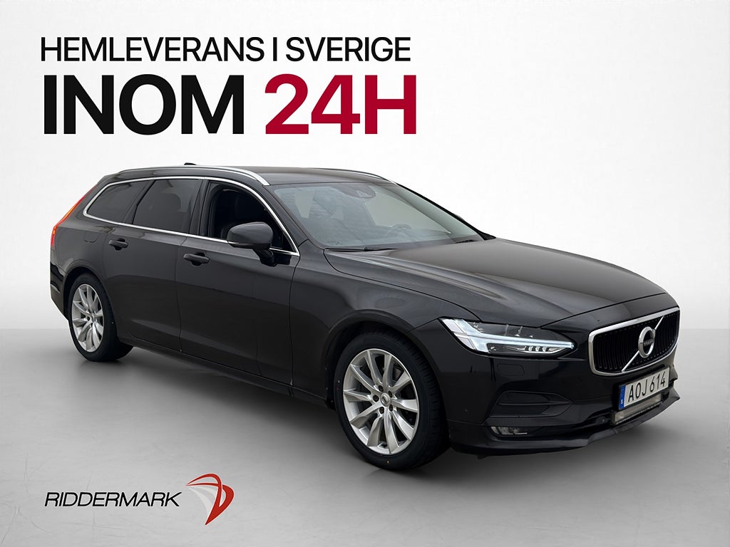 Volvo V90 D4 AWD Momentum Drag D-värmare Halvskinn