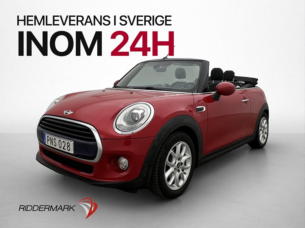 MINI Cooper Convertible 136hk Pepper Sensorer Farthållare