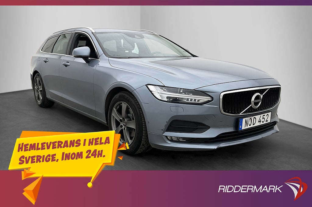 Volvo V90 D4 Geartronic Advanced Värmare Kamera Drag 190hk