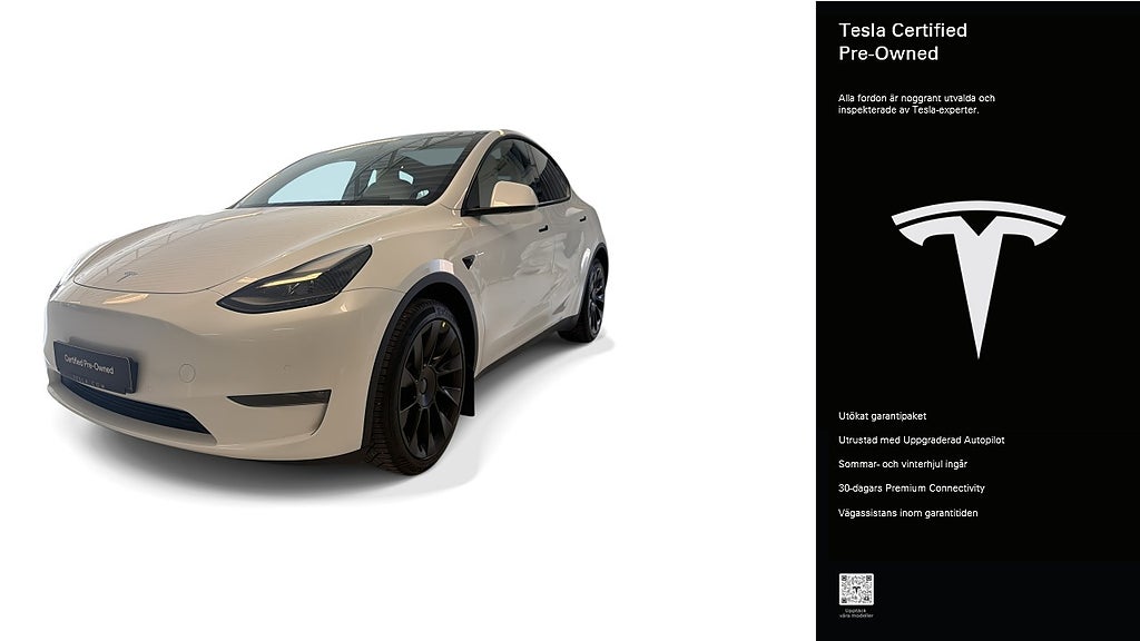 Tesla Model Y Long Range AWD Certified Pre-Owned 3,84% ränta