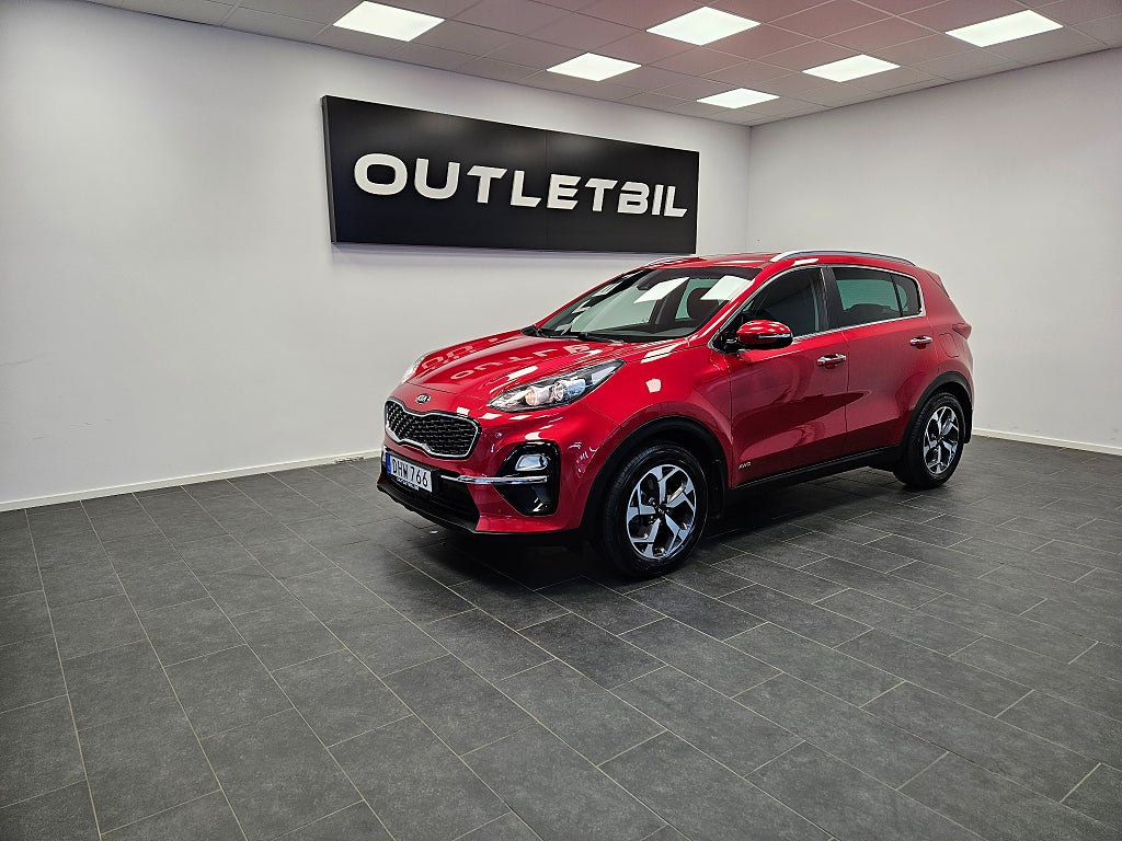 Kia Sportage 1.6 CRDi 136hk AWD 4x4 DCT Advance Navi Värmare Drag