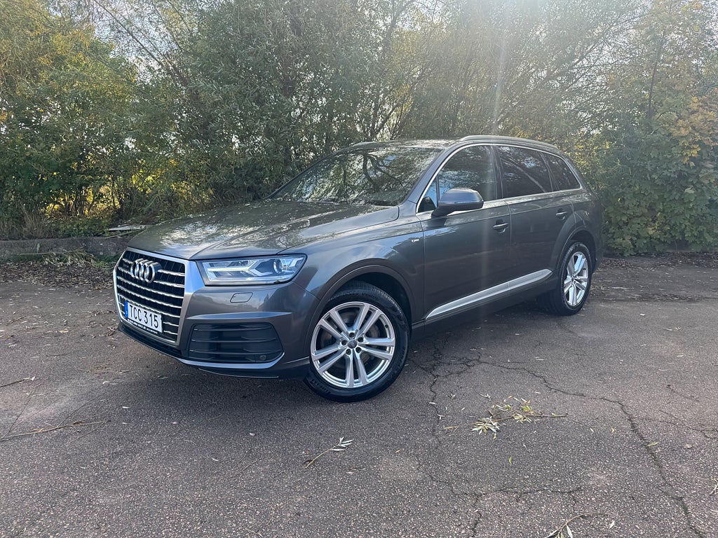 Audi Q7 3.0 TDI V6 quattro S Line, Sport Edition, Dragkrok
