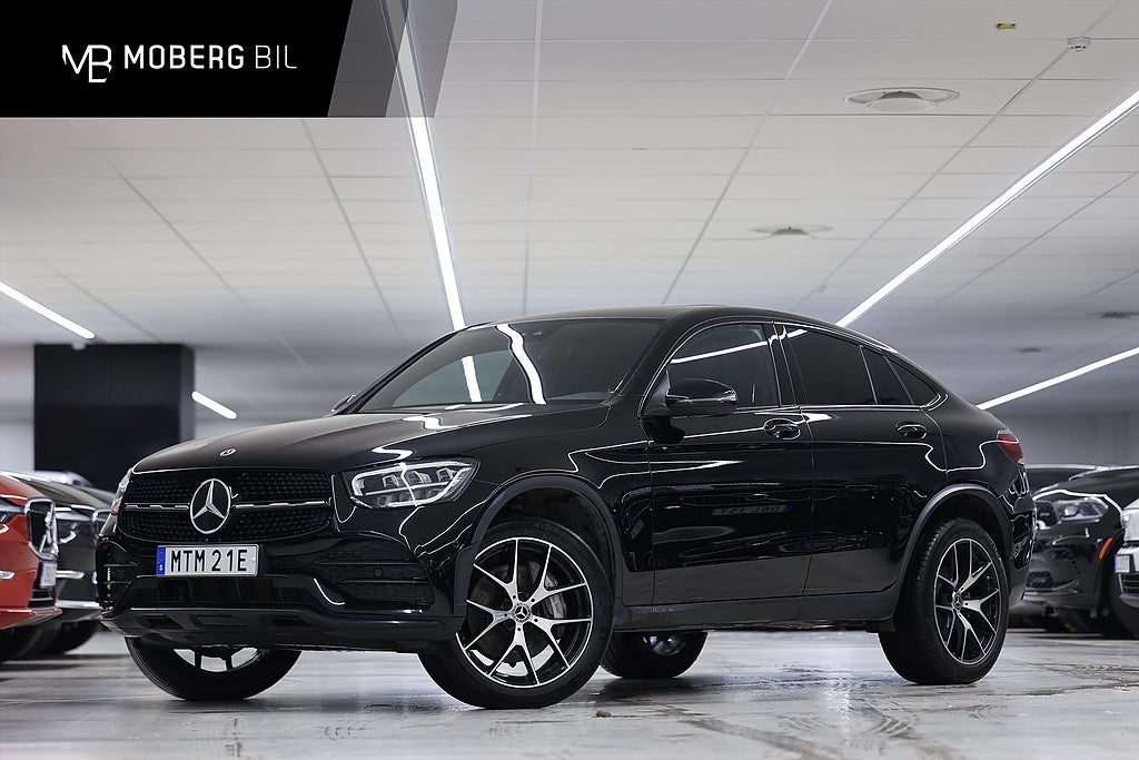 Mercedes-Benz GLC 300 e Coupé 4M 320hk *Kampanj!* AMG Pano Navi Skinn