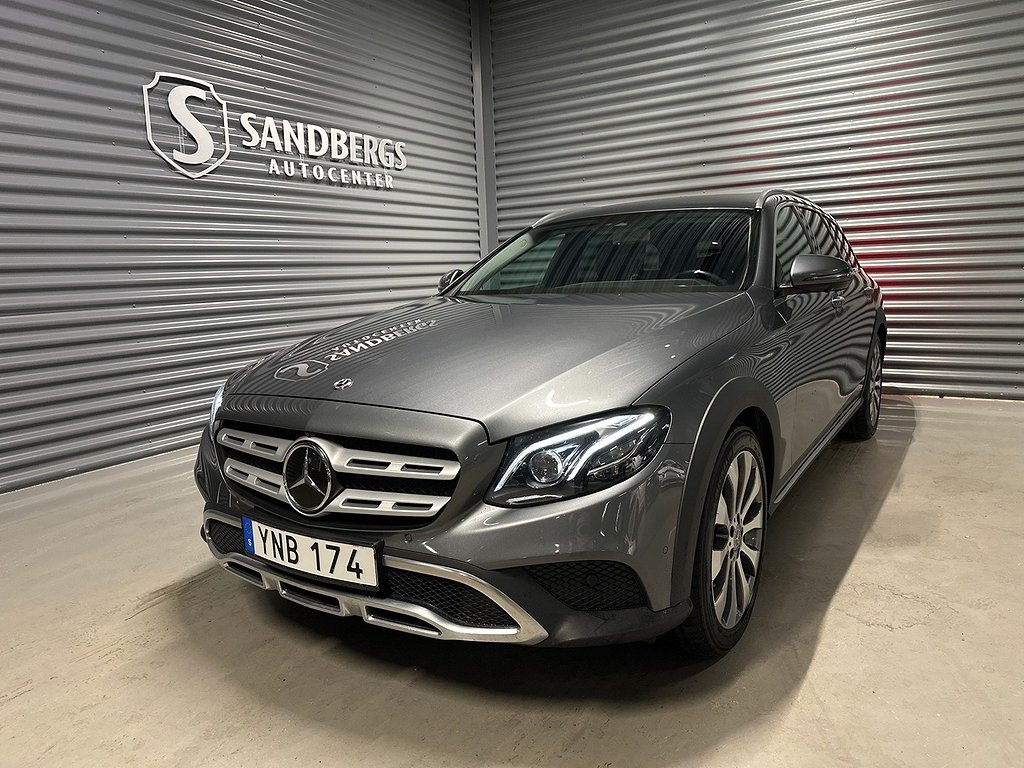 Mercedes-Benz E 220d 4M All-Terrain 360-kam Värmare Drag Eu6