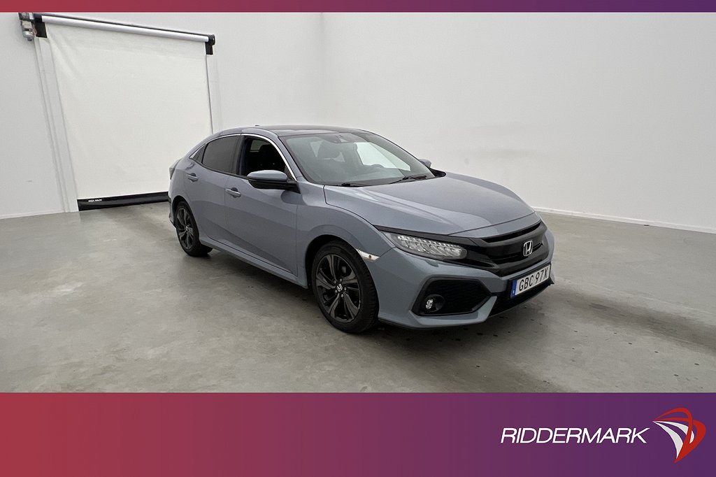 Honda Civic 1.0 126hk Executive Panorama Kamera Navi Skinn