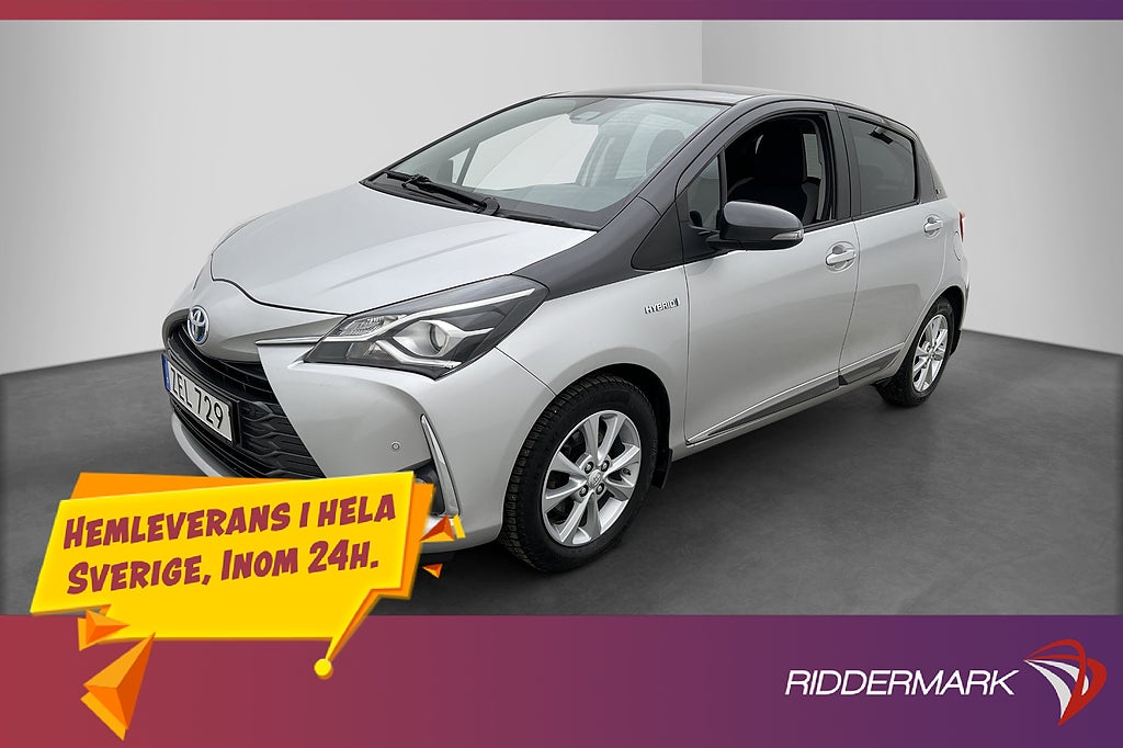 Toyota Yaris Hybrid 101hk Y20 Värmare Kamera Farthållare