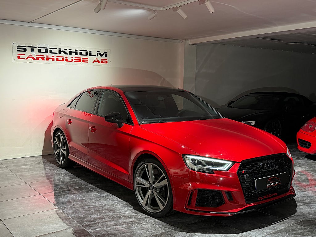 Audi RS3 Sedan Catalunya Red Metallic RS-Chassi 400HK