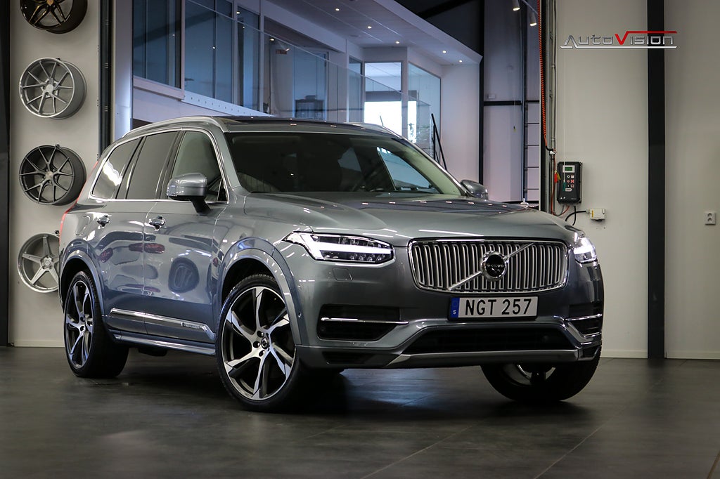 Volvo XC90 7sit T8 AWD 407hk Inscription B&W PANO 360 LUFT DRAG 22