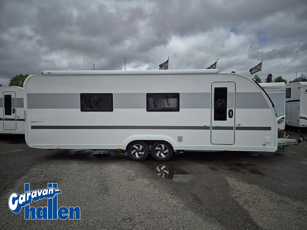 Adria Alpina 663 HT (Tandem/Mover/Hydrauliska stödben)
