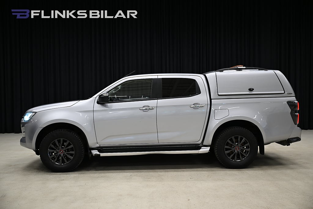 Isuzu D-Max 163HK Automat|Dubbelhytt|Kåpa|Drag|Värmare|Moms|SeUtr!!