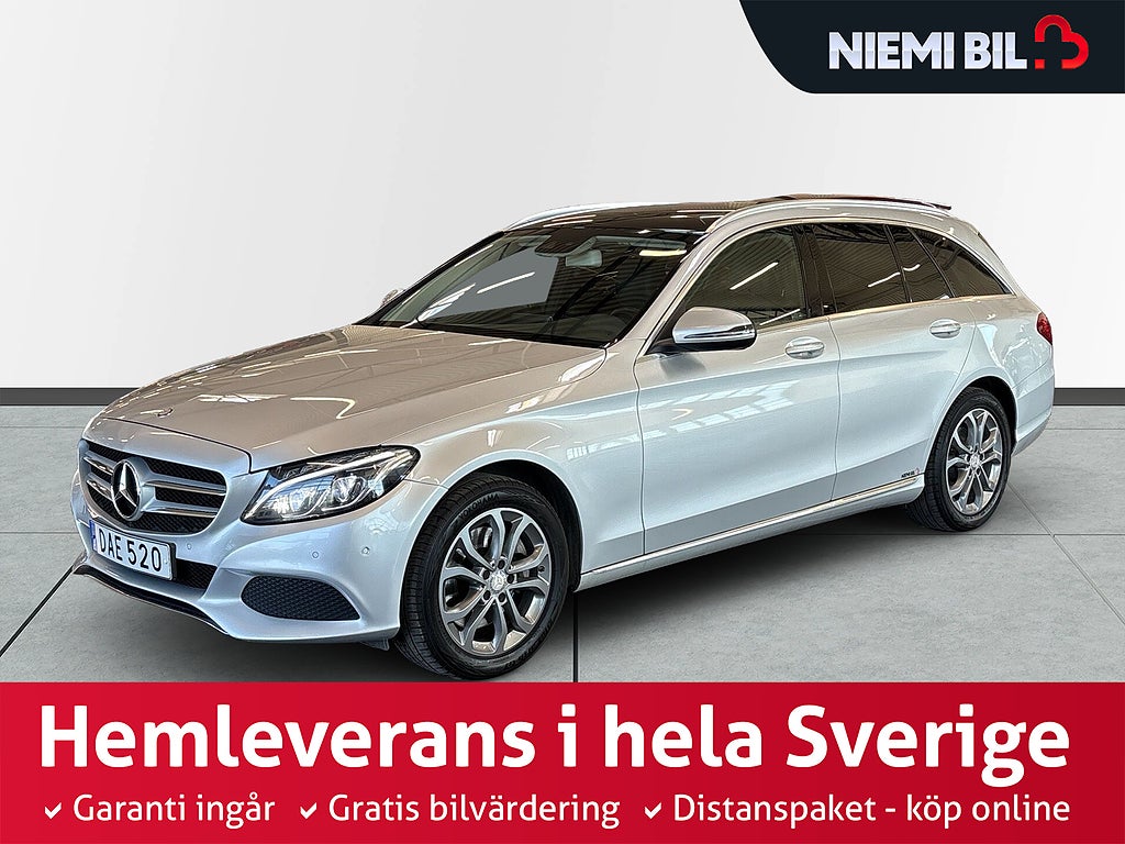 Mercedes-Benz C 250 T 4MATIC S&V-hjul/Kamera/Pano/Drag