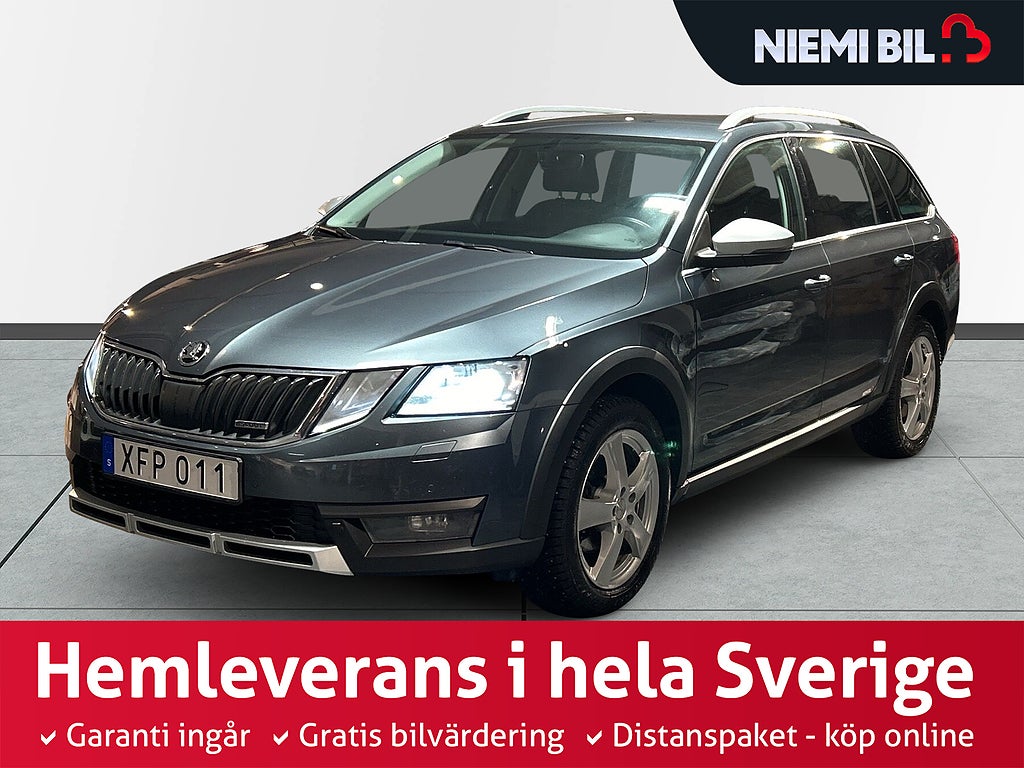 Skoda Octavia Scout 2.0 TDI SCR 4x4 Premium Dvärm/MoK/Ad.Fhållare/Dragkrok