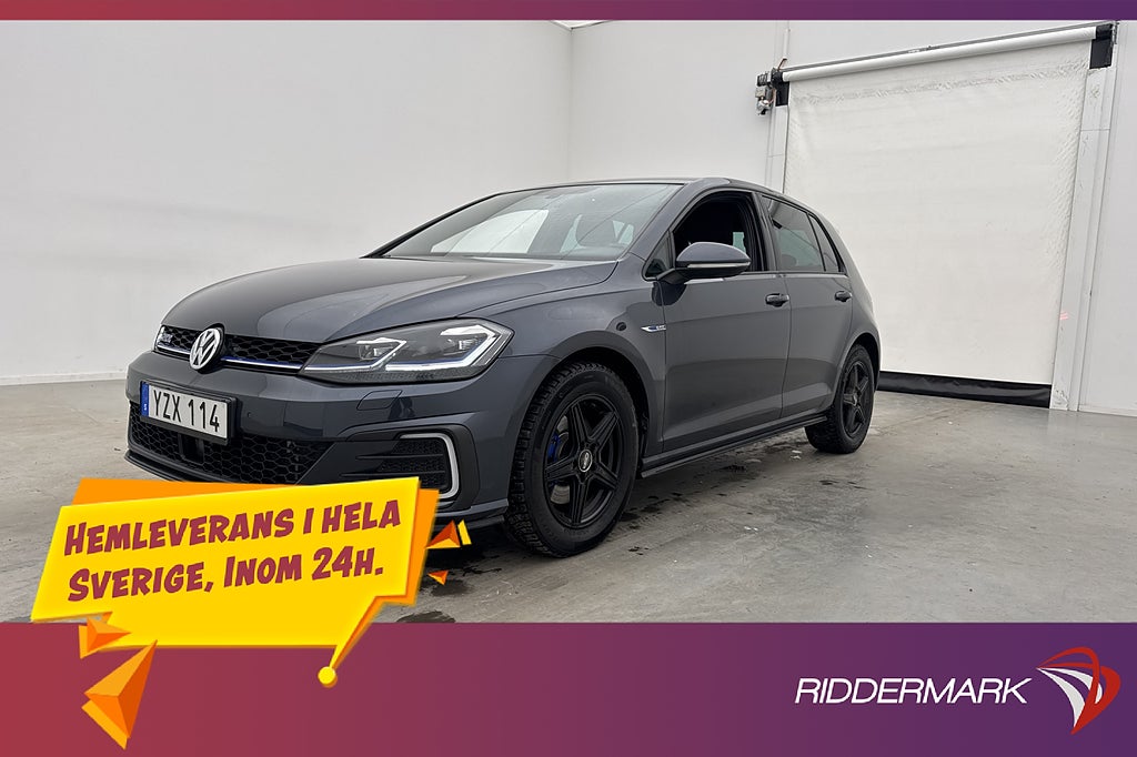 Volkswagen Golf GTE 204hk Värmare Cockpit Kamera Drag MOMS
