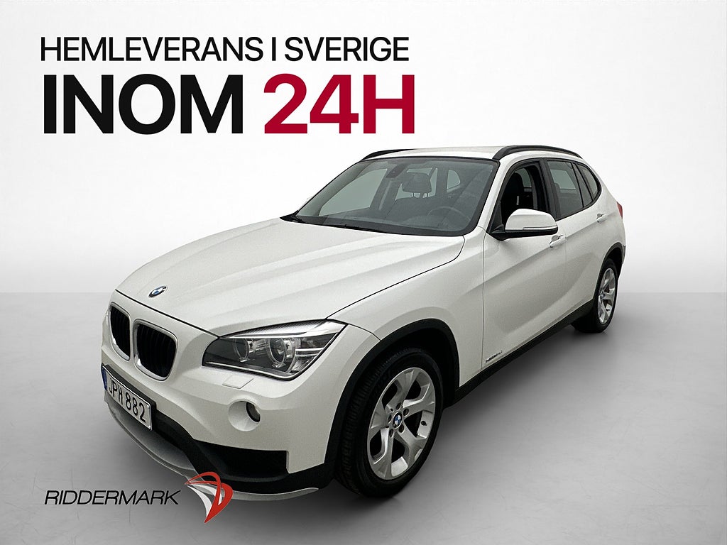 BMW X1 xDrive18d En-brukare P-Sensorer Rattvärme Bluetooth