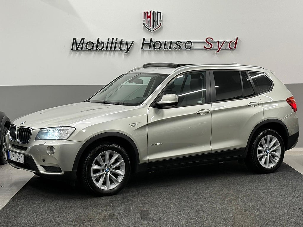 BMW X3 xDrive20d Steptronic Euro 5/ 1 ÄGARE / PANO 