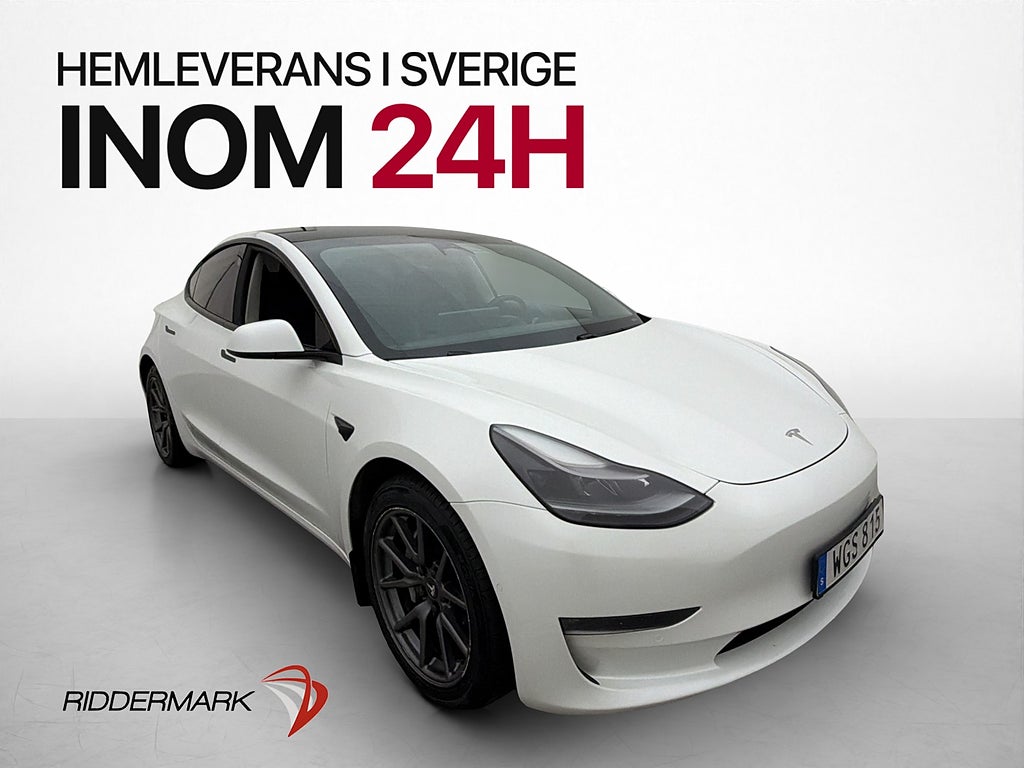 Tesla Model 3 Long Range AWD Autopilot Värmepump MOMS