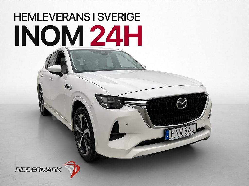 Mazda CX-60 PHEV Rattvärme CarPlay Navi Kamera Adaptiv-F