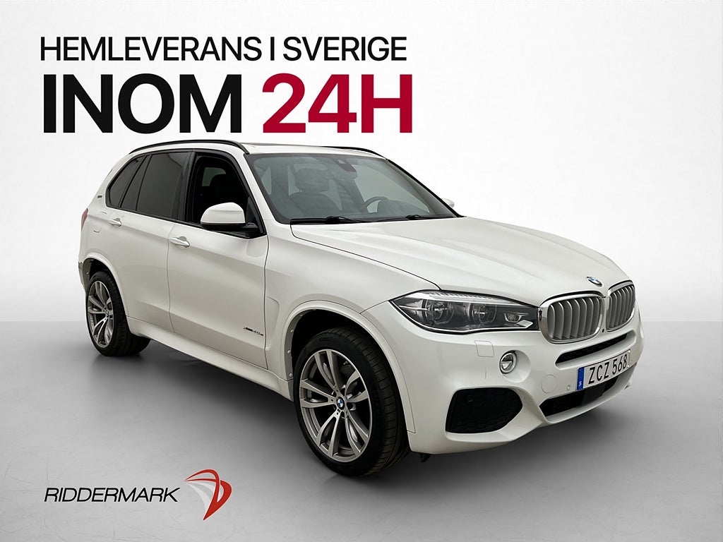 BMW X5 xDrive40e Innovation Pano H/K HuD B-Kamera Skinn Drag