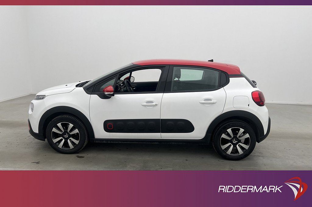 Citroën C3 1.2 VTi 82hk CarPlay Sensorer Farthållare