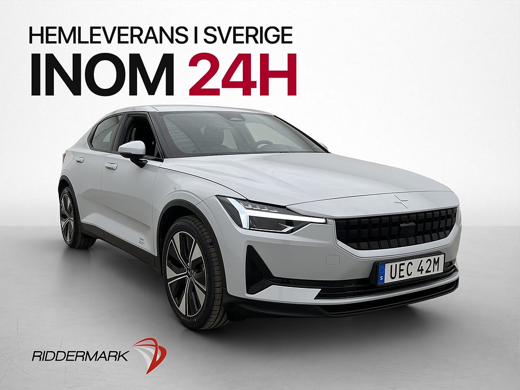 Polestar 2 Long Range Single Motor Kamera CarPlay Drag MOMS