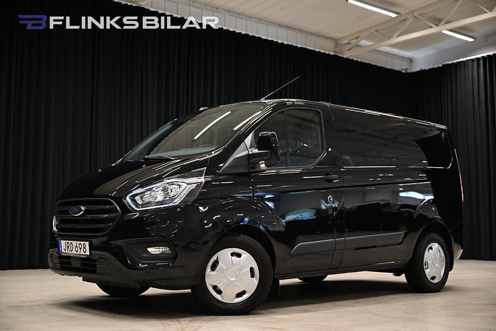 Ford transit Custom 130HK Automat|Inredd|Drag|Värmare|Lågmil|Leasbar