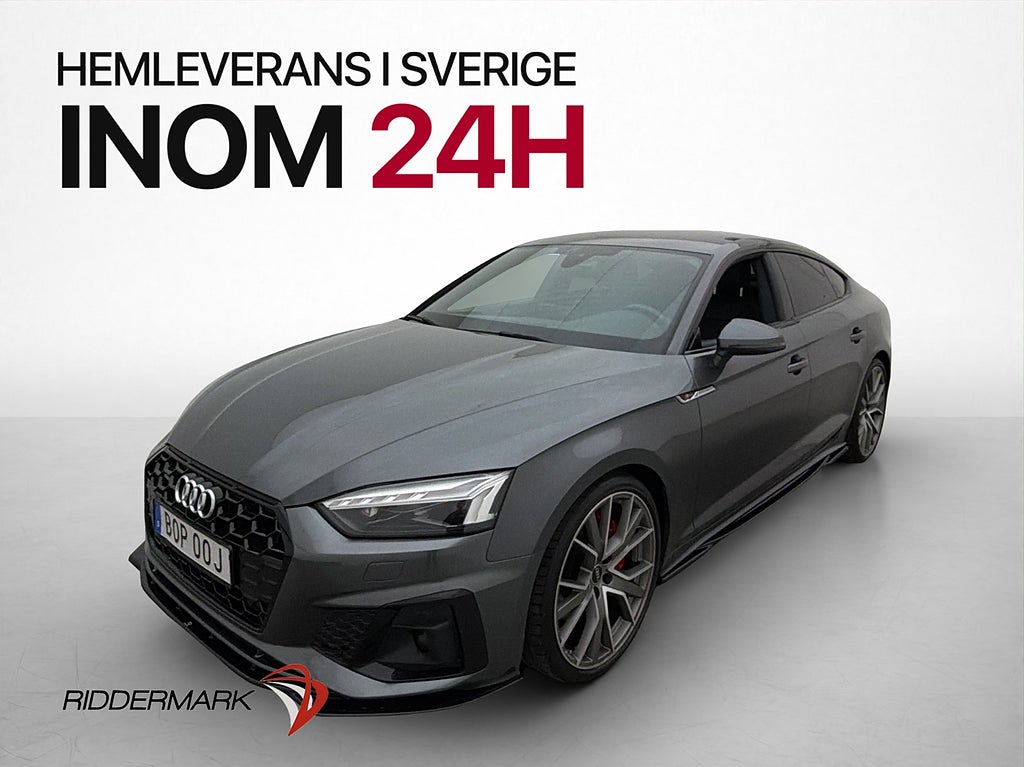 Audi A5 45 TFSI S Line Värmare Drag Kamera SV-Såld