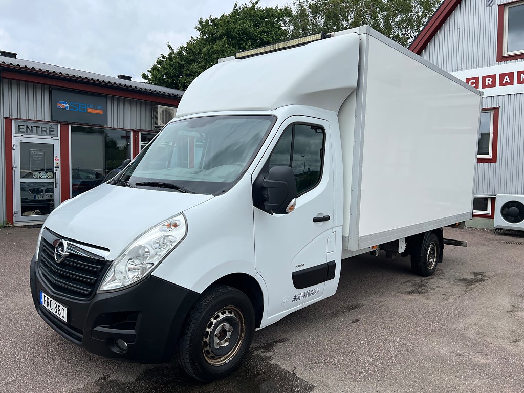Opel Movano Chassi Cab 3.5t 2.3 Manuell, 150hk Volymskåp baklift