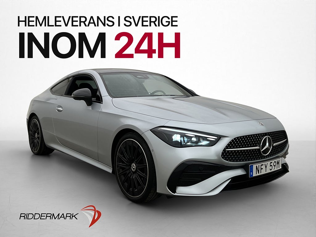 Mercedes-Benz CLE 300 4M 258hk AMG Panorama Burmester 360°