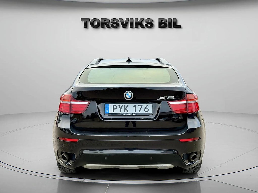 BMW X6 xDrive40d Steptronic Dieselvärmare Skinn Navi Backkamera  - miniatyr 5