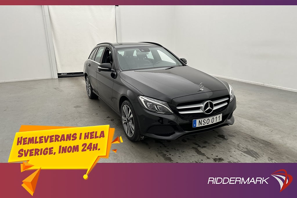 Mercedes-Benz C 220 T d 170hk Navi Skinn Sensorer Dragkrok