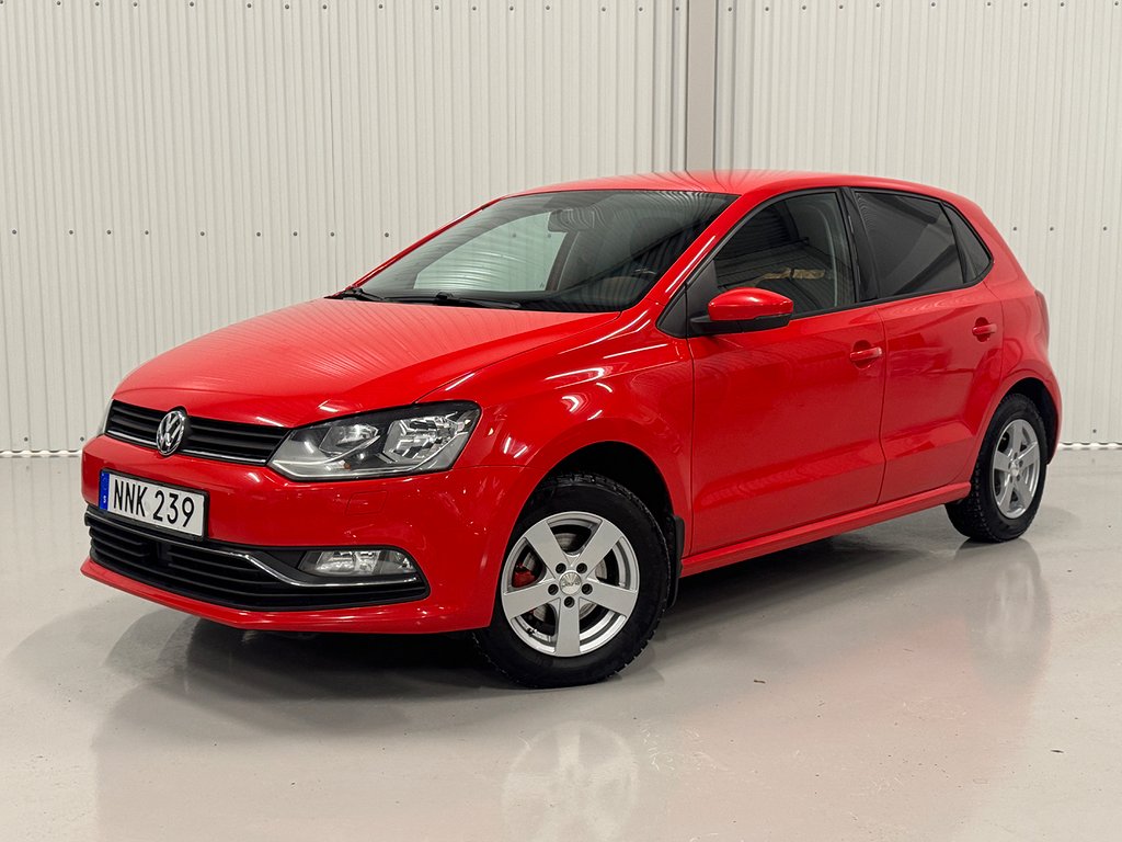 Volkswagen Polo 5-dörrar 1.2 TSI Euro 6 | S&V-Hjul | 90hk 