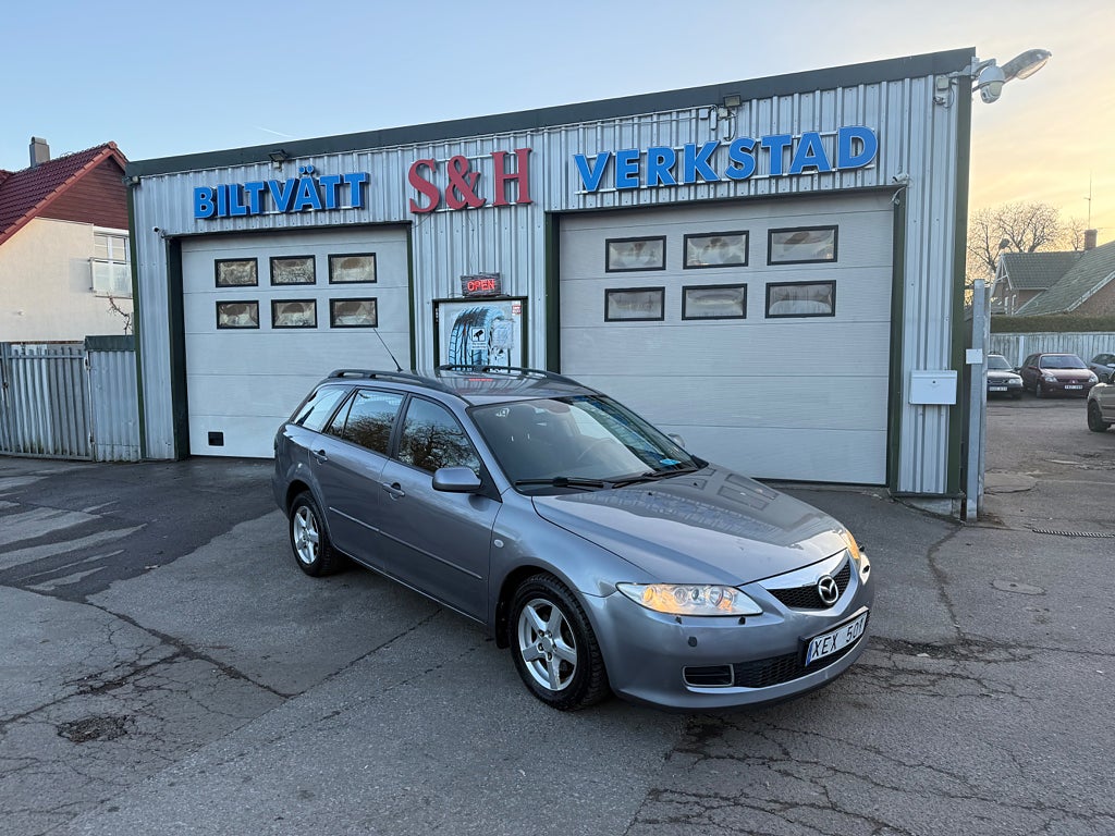 Mazda 6 Wagon 2.0 MZR Touring,, Ny servad,kamkedja 