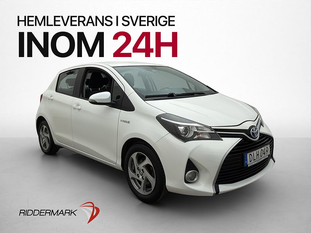 Toyota Yaris e-CVT Hybrid 101hk Kamera Farthållare Bluetooth