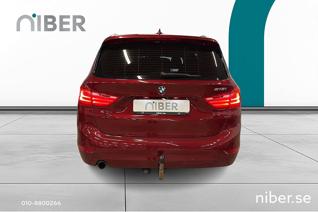 BMW 218 218I Gran Tourer, 7-sits, Kamera, Drag