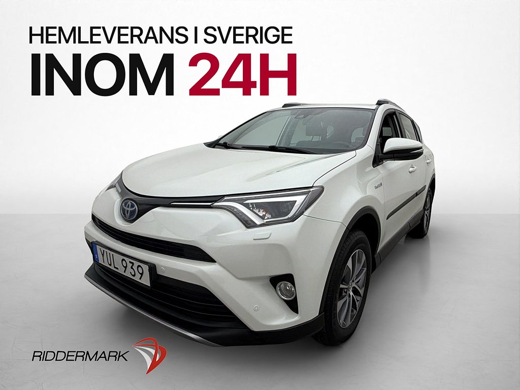 Toyota RAV4 Hybrid 197hk Active Dragkrok Kamera Navi