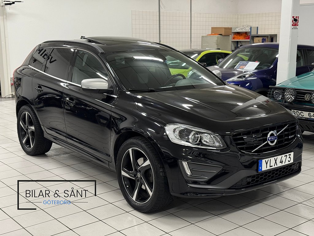 Volvo XC60 D4 AWD 190hk R-Design VoC B-Kam Drag Läder Pano