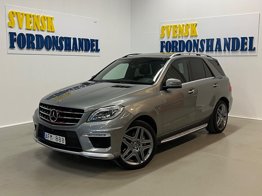 Mercedes-Benz ML 63 AMG 4MATIC 525HK Panorama 21" Svensksåld Maxutrustad