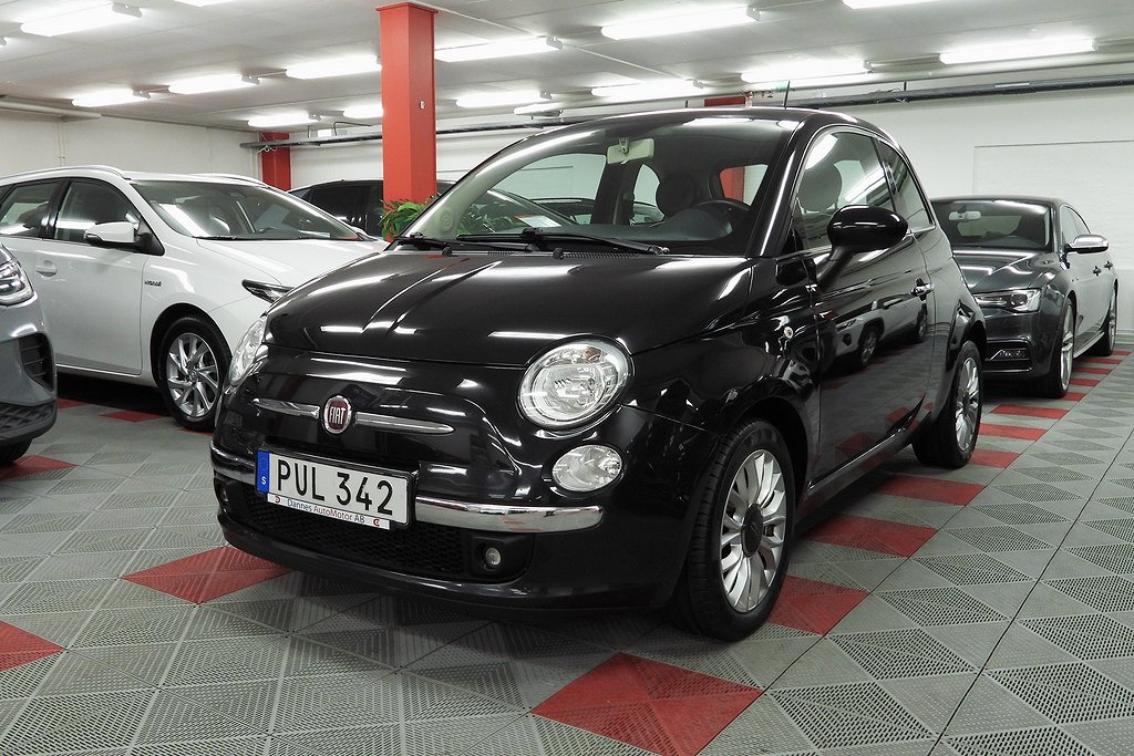 Fiat 500 1.2 8V Lounge Panorama SoV Hjul Euro 6